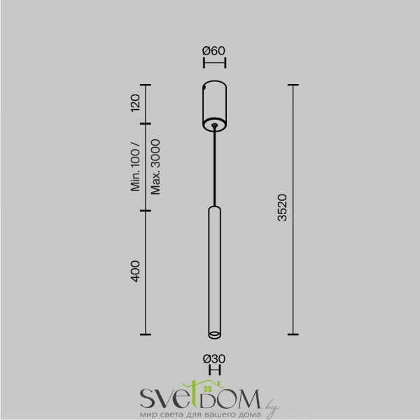 Подвесной светильник Maytoni MOD159PL-L6GK