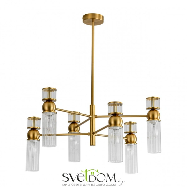 8276/6 MODERNI LN26 162 латунь/прозрачный, металл/стекло Люстра Е14 6*40W 220V DENVER