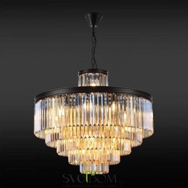 Citilux Мартин CL332152 Люстра хрустальная подвесная Шампань