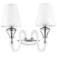 Lightstar 809626 Бра OTTO 2х40W E14 БЕЛЫЙ ткань