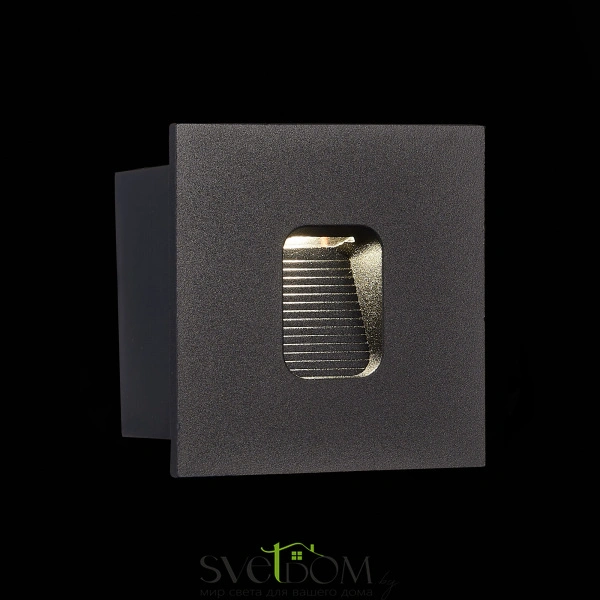 SL9501.441.01 Светильник уличный настенный ST-Luce Черный LED 1*1W 4000K VISANO