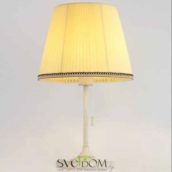 Citilux Линц CL402723 Настольная лампа патина с кремовым абажуром