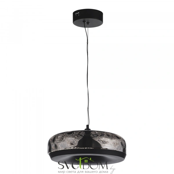 SL6014.403.01 Светильник подвесной ST-Luce Черный/Черный, Дымчатый LED 1*42W 3000K RIPPLE