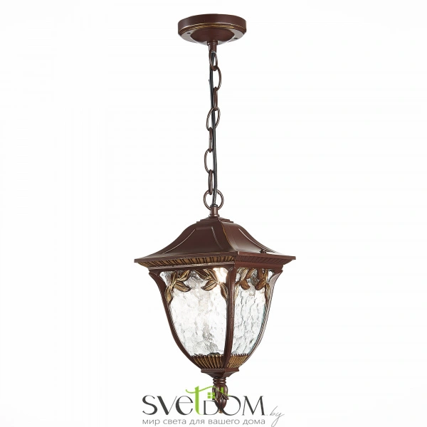 SL083.703.01 Светильник уличный подвесной ST-Luce Кофейный/Кофейный, Прозрачный E27 1*60W CHIANI