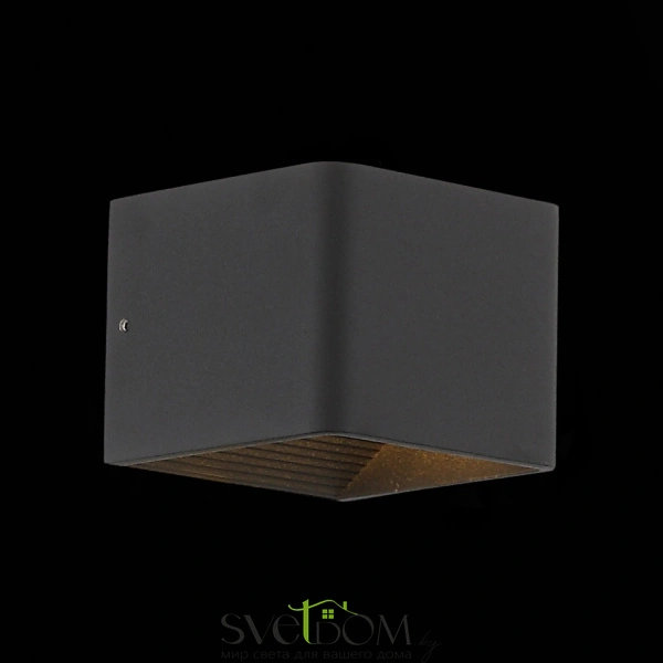 SL455.041.01 Светильник настенный ST-Luce Черный/Черный LED 1*6W 3000K Настенные светильники