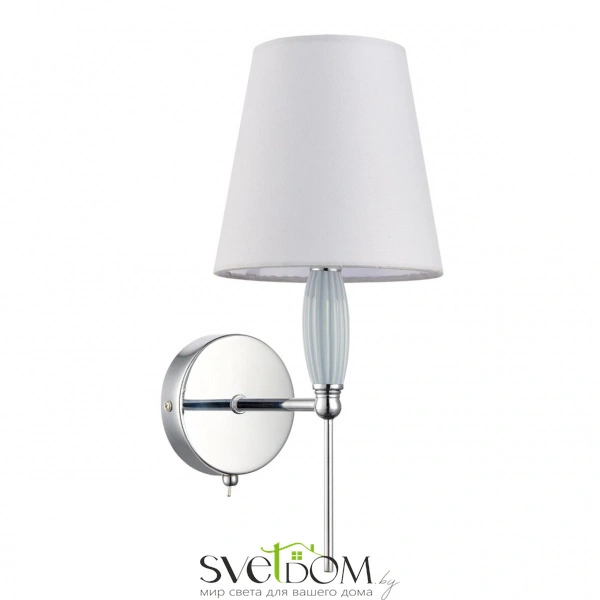 8279/1W CLASSI LN26 054 хром/серый, металл/керамика/текстиль Бра Е14 1*40W 220V KARMEN