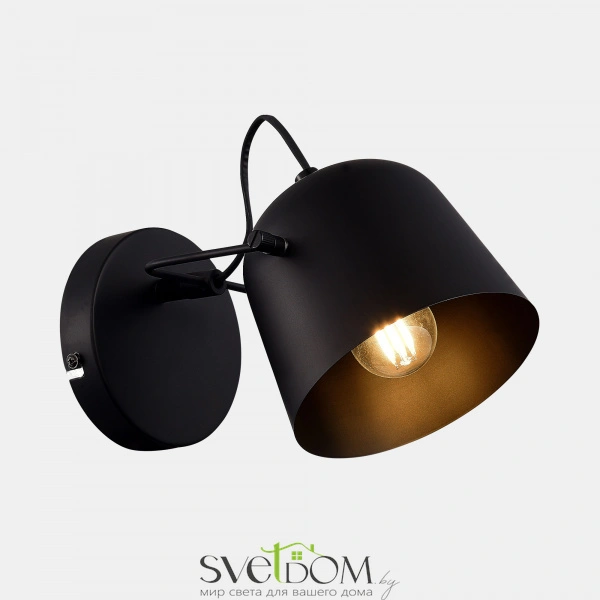 SLE1805-401-01 Светильник настенный Черный/Черный E27 1*40W BLANK