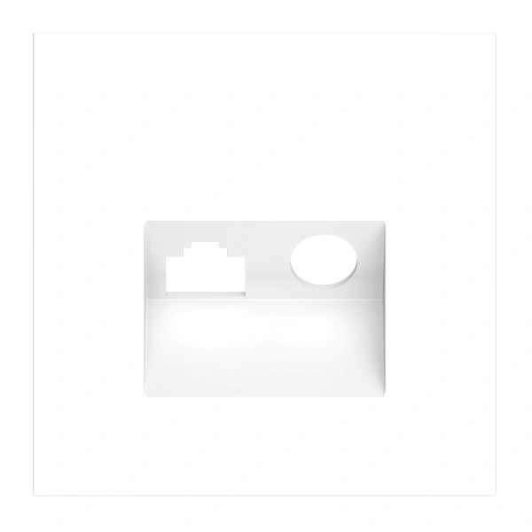 Накладка для розетки TV+RJ45 Voltum S70 Белый VLS002702 Voltum VLS002702