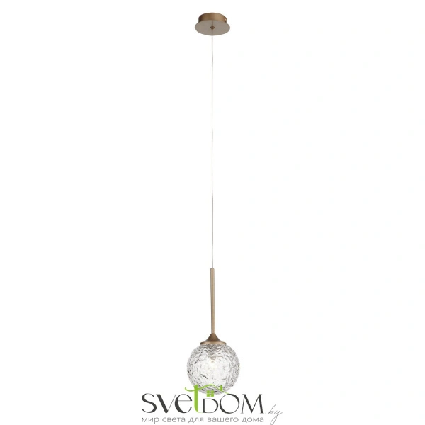 SL1152.203.01 Подвес ST-Luce Золотистый/Прозрачный G9 1*5W ARCOBALINO