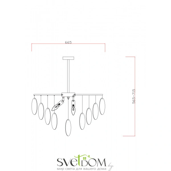 Люстра Freya FR5104PL-06BS2