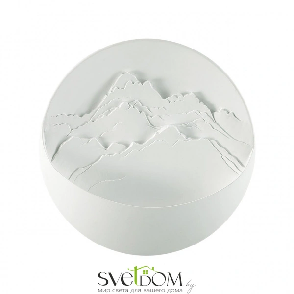 7168/6WL HIGHTECH ODL26 427 Настенный светильник  белый/гипс/металл IP20 LED 12W 3000K 220-240V MONTANA