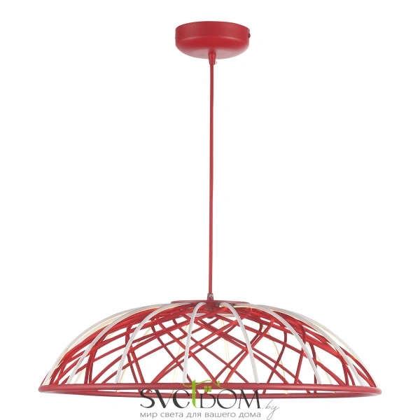 SL6016.603.01 Светильник подвесной ST-Luce Красный/Красный LED 1*20W 3000K BOUND
