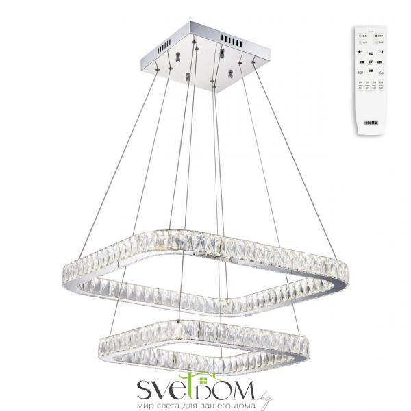Eletto Granda EL336P70 LED Люстра хрустальная с пультом Хром