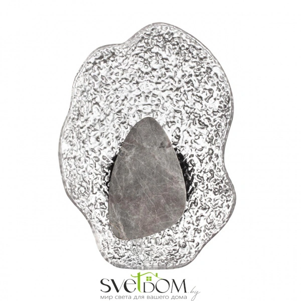 5461/12WLB L-VISION ODL_EX26 053 черный/прозрачный/серый/металл/стекло/мрамор Настенный светильник LED x 12W 3000K CORALLA