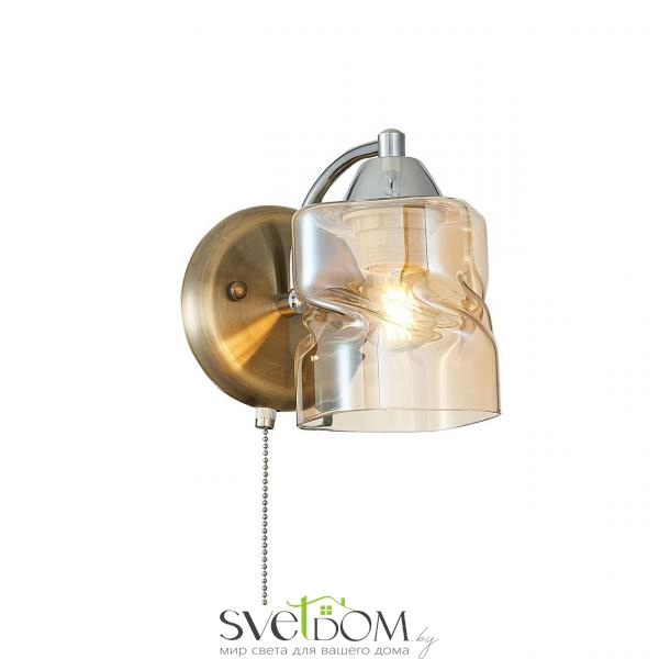 Citilux Плутон CL170312 Бра с выключателем Бронза Хром