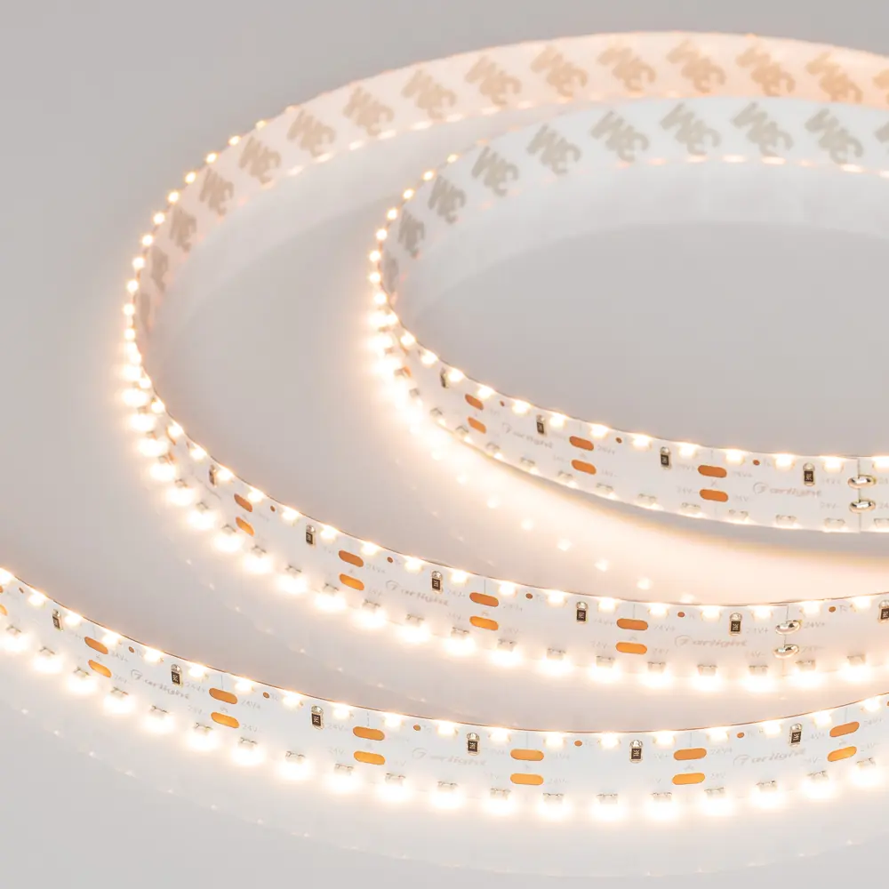 Светодиодная лента RS 2-5000 24V Warm3000 2x2 15mm (3014, 240 LED/m, LUX) Arlight 024471 Arlight