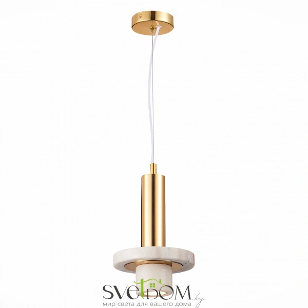 SL1210.503.01 Светильник подвесной ST-Luce Золотистый/Белый GU10 1*5W PIETRA