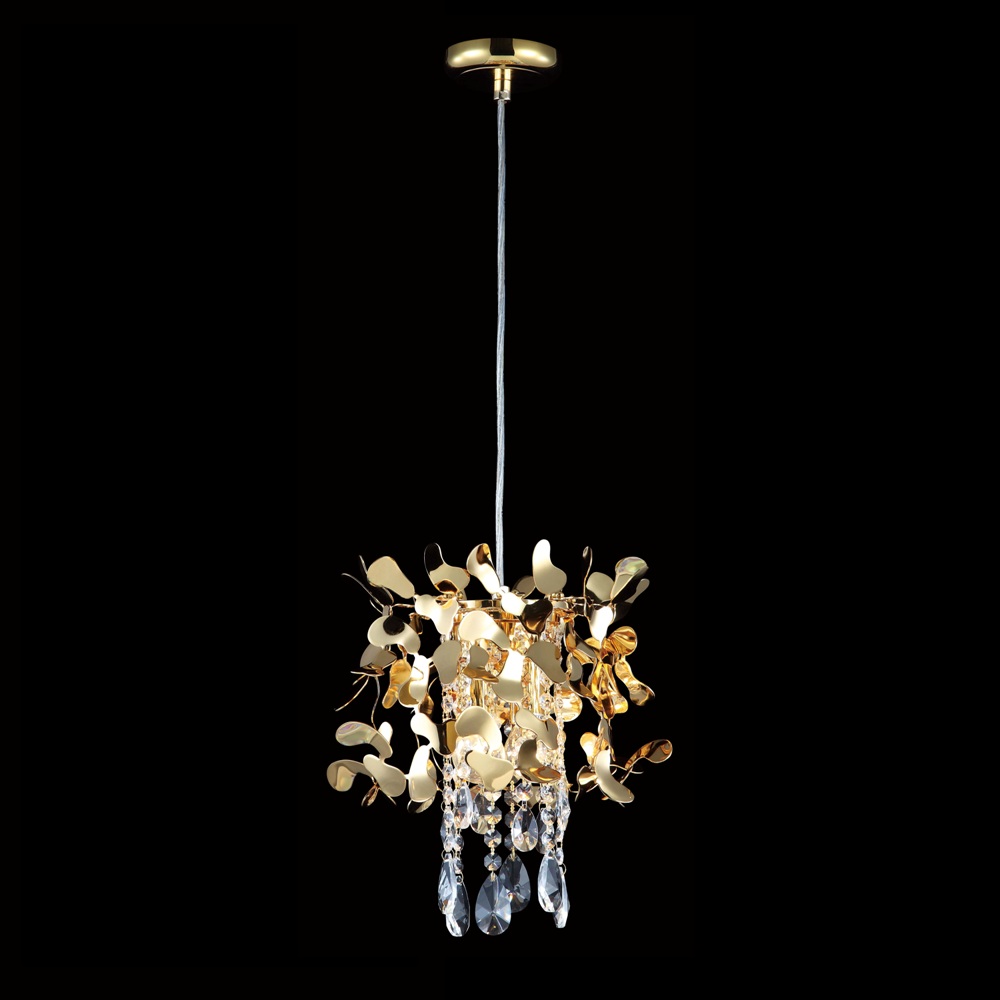 Светильник подвесной Crystal Lux ROMEO SP2 GOLD D250 Crystal Lux