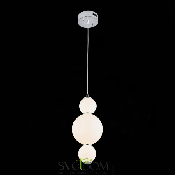 SL1583.113.01 Светильник подвесной ST-Luce Хром/Белый LED 1*12W 3000K NEPAZZO