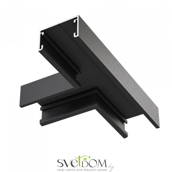 Т- образный коннектор накладной Basity, черный TRA172CT-11B