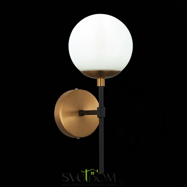 SL1203.401.01 Бра ST-Luce Бронза,Черный/Белый E27 1*40W LIMANO