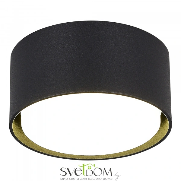 ST164.402.01 Светильник потолочный Черный GX53 1*50W IP20 D85xH40 220V Без ламп Накладные светильники