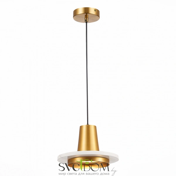 SL1212.203.01 Подвес ST-Luce Латунь/Латунь, Белый LED 1*12W 3000K OLTARNO