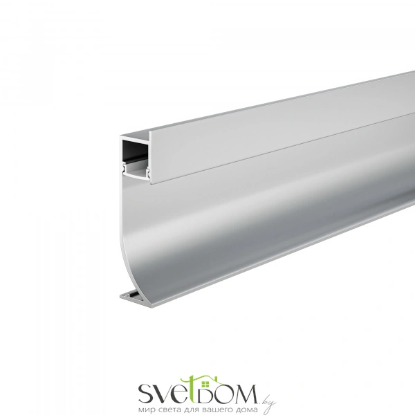 Алюминиевый профиль плинтус с подсветкой 53x14 ALM-5314-S-2M