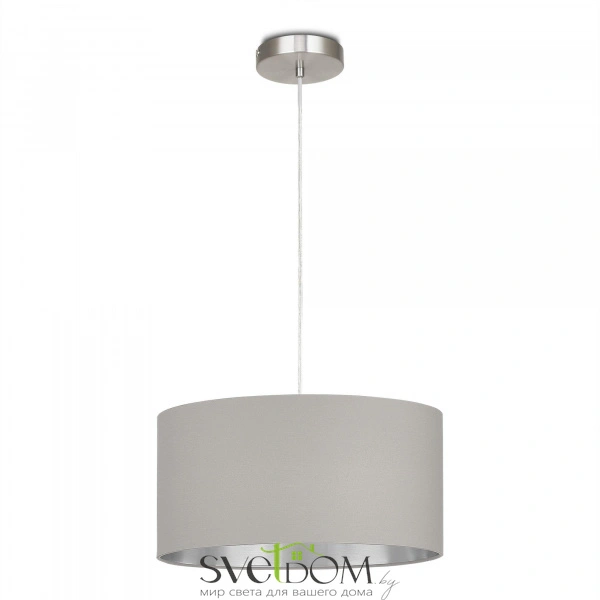 SLE300513-01 Подвес Никель/Серый, Серебристый E27 1*40W BRESCIA