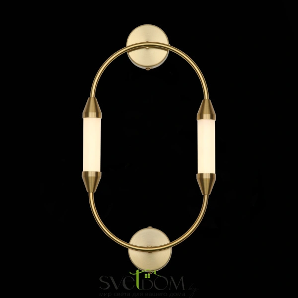 SL6004.301.02 Бра ST-Luce Латунь/Белый LED 2*4W 3000K OLBIA