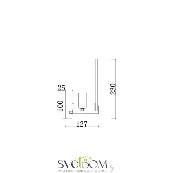 Настенный светильник (бра) Freya FR5197WL-01CH