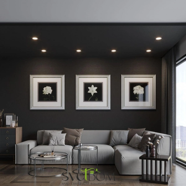 359844 WIR NT25 504 белый Светильник встраиваемый с переключателем цв. температуры IP44 LED 15W 220-240V 2700К\3200К\4000К FLUO