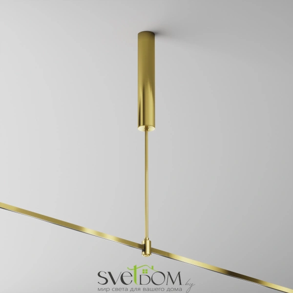 Основание потолочное Long 385мм для блока питания с вводом питания Flarity латунь TRA159C-BB1-BS