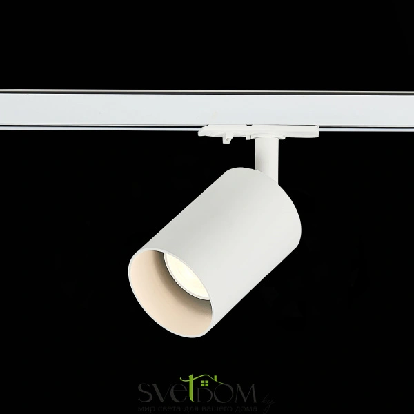 ST302.506.01 Св-к трек. Белый GU10 1*50W  IP20 L100xW70xH172 220V Без ламп Однофазная трековая система