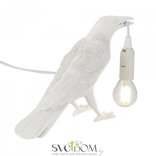 SLE115304-01 Прикроватная лампа Белый E14 1*60W GAVI