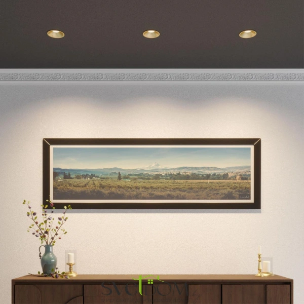 359856 WIR NT25 506 бронза Светильник встраиваемый с переключателем цв. температуры IP20 LED 18W 220-240V 2700К\3200К\4000К NOVA