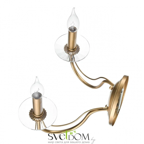 8033/2W CLASSI LN26 000 металл/стекло, медь/прозрачный Бра E14 2*40W 220V INCANTO