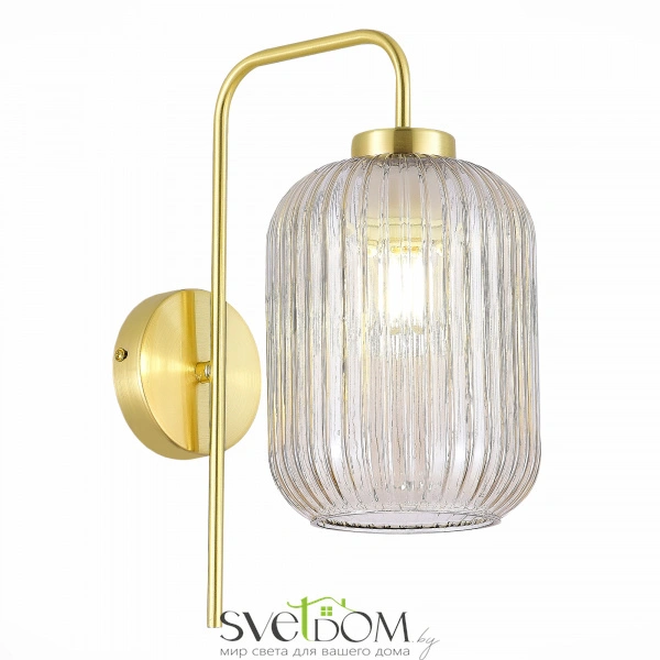 SL1154.331.01 Бра ST-Luce Латунь/Коньячный E27 1*60W GRAN