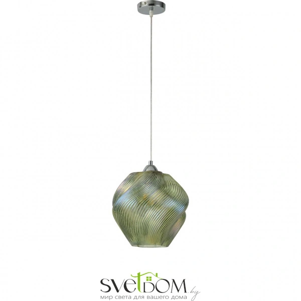 8289/1A MODERNI LN26 371 хром/зеленый, металл/стекло Подвес E27 1*60W 220V TIDE