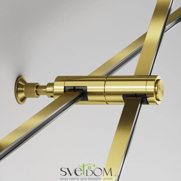 Крепление настенное Wall двойное Flarity латунь TRA155CW-D1-BS