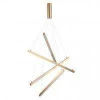 3860/48L L-VISION ODL19 192 золото Подвесной светильник LED 48W 2700Лм 3000К 220V COMETA