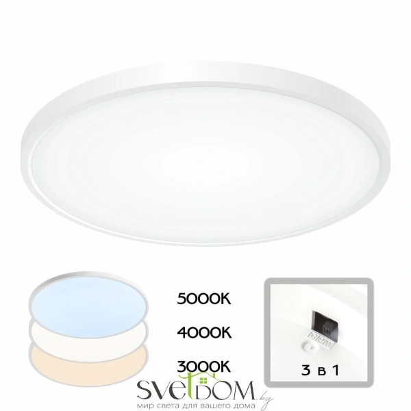 Citilux Бейсик CL738400V Светильник накладной Белый CITILUX