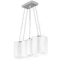 Lightstar 802130 Подвес NUBI 3х40W E27 ХРОМ/БЕЛЫЙ