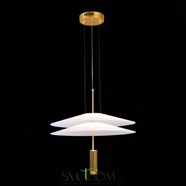 SL6101.203.01 Люстра подвесная ST-Luce Золотистый/Белый LED 1*10W 3000K ISOLA