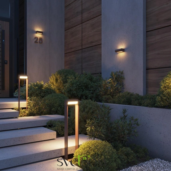 7118/12WL NATURE ODL25 667 светильник коричневый/металл IP65 LED 12W 450Лм 3000K 140° 220-240V TWINSET