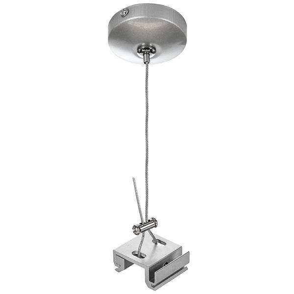 Lightstar 504179 Подвес BARRA универсальный трековый 1,5 м для однофазных и трехфазных треков СЕРЫЙ