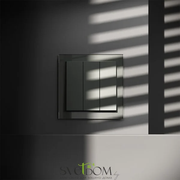 Выключатель трехклавишный Voltum S70 VLS030106  VLS030106 Voltum