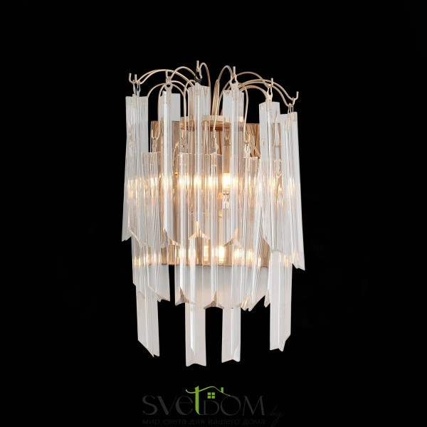 SL386.201.03 Бра ST-Luce Золотистый/Золотистый, Прозрачный G9 3*5W OSOLETO