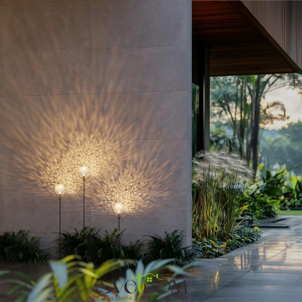 7121/2GLB NATURE ODL26 653 светильник 1055мм металл/стекло IP65 LED 2W 99Лм 24V DANDE (нужен драйвер 357781/357782)