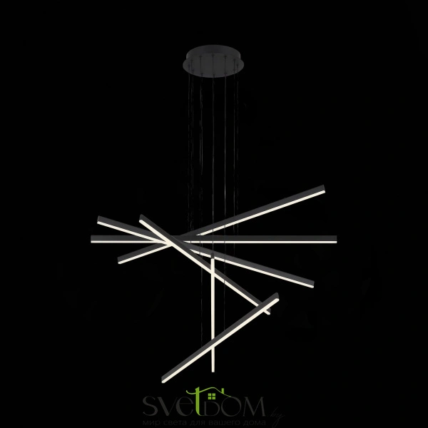 SL394.423.06 Люстра подвесная ST-Luce Черный/Белый LED 1*100W 4000K BASONI